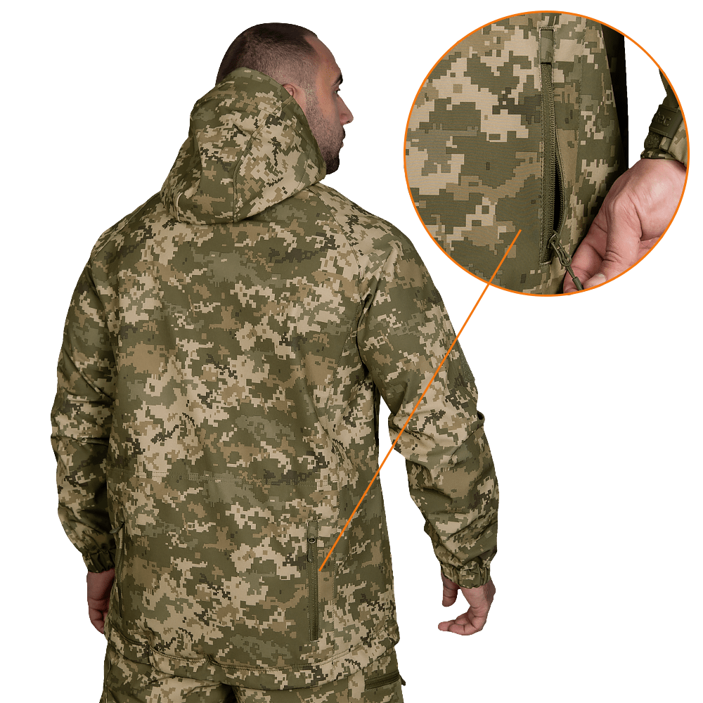 Куртка Camotec Stalker SoftShell Піксель Фото 2
